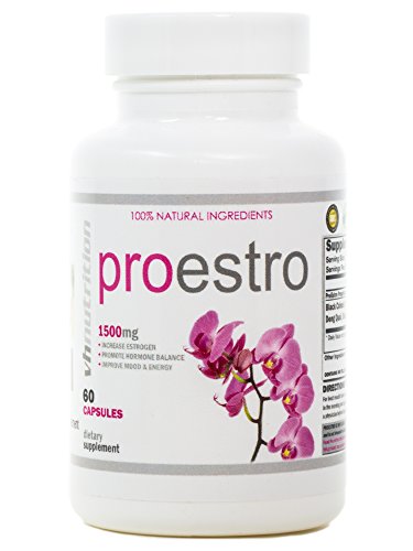 Product Cover ProEstro Estrogen Pills for Women | Female Hormone Balance Supplement | Fertility to Menopause Mood and Energy Support | VH Nutrition | 30 Day Supply