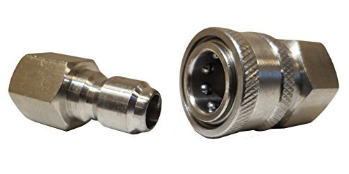 Product Cover Ultimate Washer 18709 3/8-Inch Stainless Steel Quick Connect Pressure Washer Adapter Set