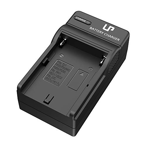 Product Cover LP NP-F550 Battery Charger, Compatible with Sony NP F970, F960, F770, F750, F570, F530, F330, CCD-SC55,TR516,TR716, TR818, TR910, TR917, CN160, CN-216 LED Light, Feelworld Field Monitor & More