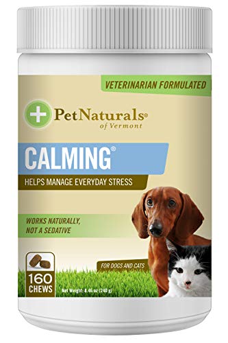 Product Cover Pet Naturals of Vermont - Calming, Behavioral Support Supplement for Dogs and Cats, 160 Bite Sized Chews