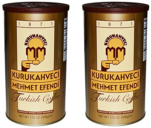 Product Cover Kurukahveci Mehmet Efendi Turkish Coffee 17.6 Ounce Can (Pack of 2)