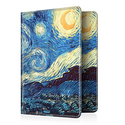 Product Cover Fintie Passport Holder Travel Wallet RFID Blocking PU Leather Card Case Cover, Starry Night