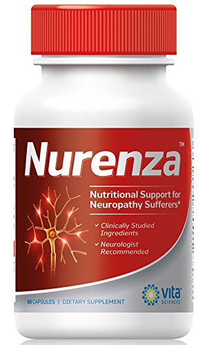 Product Cover Neuropathy Supplement Nerve Pain Relief - Natural R-ALA Form 10x The Strength Than The Synthetic Alpha Lipoic Acid | Nerve Pain Relief in Feet, Hands, Legs, Toes Nerve Renew Repair Vitamins | Nurenza