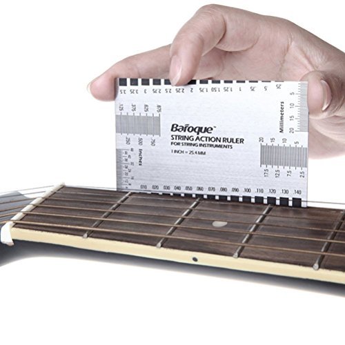 Product Cover Pixnor String Action Ruler Gauge Tool for Guitar Bass