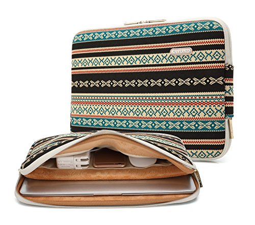 Product Cover kayondBohemian Canvas Fabric Water-resistant 11-11.6 Inch laptop Sleeve Case Bag For Notebook Computer / MacBook / Macbook Air/MacBook Pro (11-11.6 inches, New Bohemian)