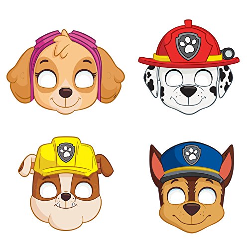 Product Cover PAW Patrol Party Masks, Assorted 8ct