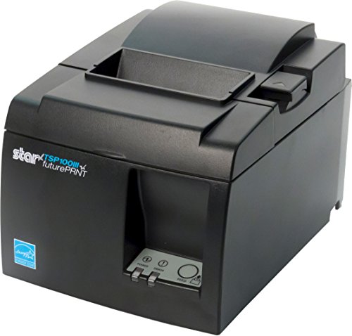 Product Cover Star Micronics TSP143IIILAN Ethernet (LAN) Thermal Receipt Printer with Auto-cutter and Internal Power Supply - Gray