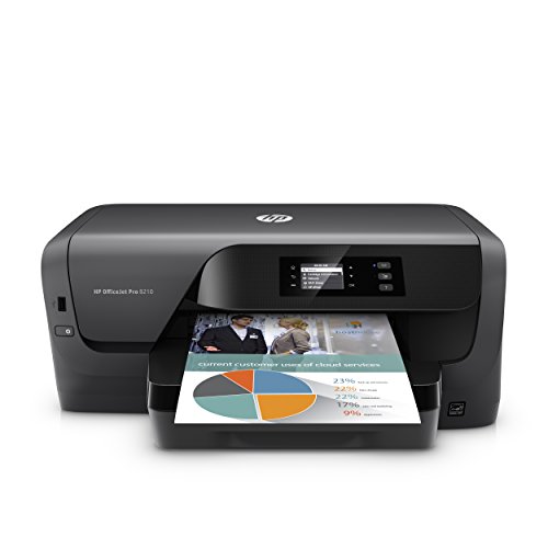 Product Cover HP OfficeJet Pro 8210 Wireless Color Printer, HP Instant Ink & Amazon Dash Replenishment ready (D9L64A)