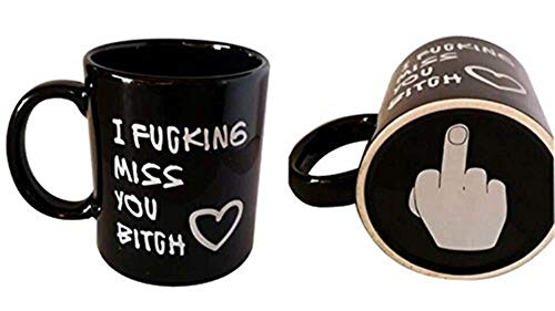Product Cover Amazing2015 Best Friends Long Distance Friendship I FUCKING Miss YOU Bitch Coffee Mug or Tea Cup - 11 ounces