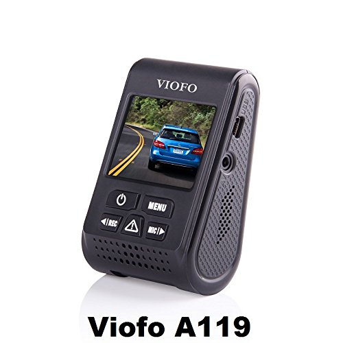 Product Cover Viofo A119 1440P 30fps Car Dash Camera (V2 Model) + 90 Degree miniUSB Adapter