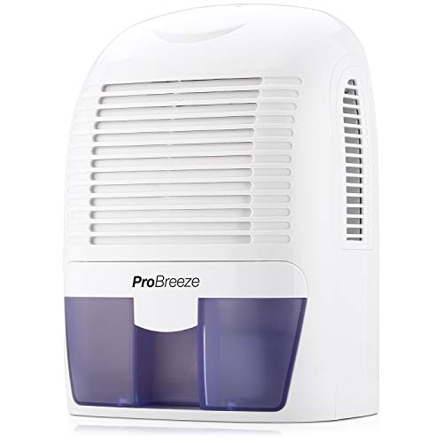 Product Cover Pro Breeze 1500ml Mini Dehumidifier, 2200 Cubic Feet, Compact and Portable for Damp Air,Moisture in Home, Kitchen,office