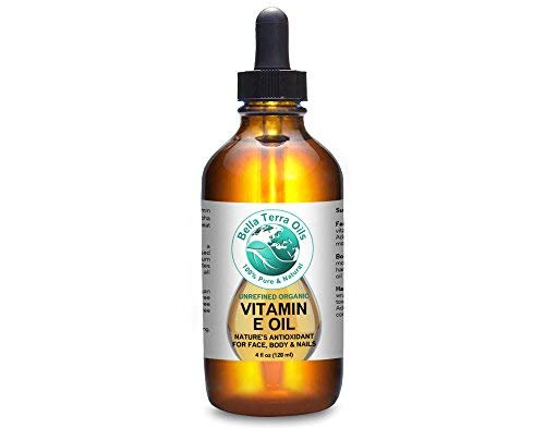 Product Cover Bella+Terra+Oils D-alpha Tocopherol Natural Antioxidant Organic Vitamin E Oil, 4 oz