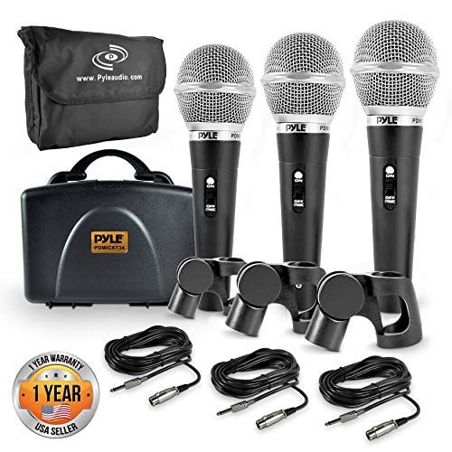 Product Cover Pyle DYNAMIC MICROPHONE KIT (3) PROFESSIONAL PDMICKT34