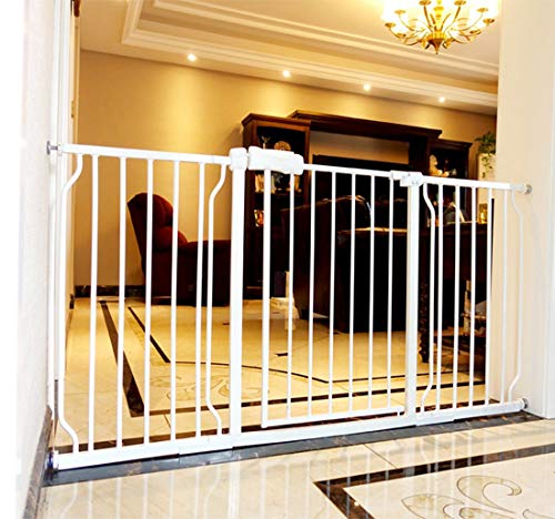 Product Cover Fairy Baby Extra Wide Baby Gate with Extensions for Stairs Walk Through Easy Auto Close Child Pets Safety Gate,Fits Spaces Between 66.9