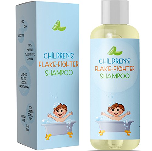 Product Cover Best Anti Dandruff Shampoo For Kids - All-Natural Gentle Tear Free Kid's Shampoo for Dandruff - Itchy Scalp Treatment for Children with Tea Tree Lavender & Jojoba- Sulfate Free for All Ages
