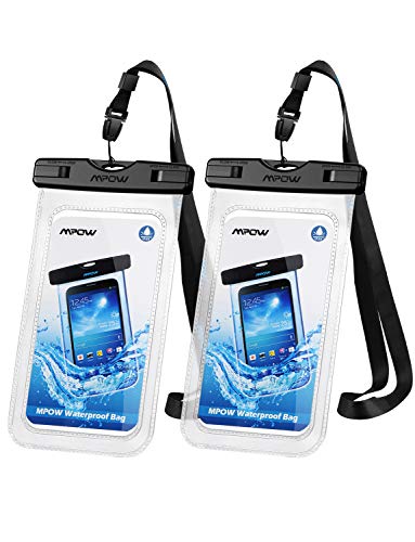 Product Cover Mpow 6 inch Waterproof Case Universal Floating Dry Bag Pouch for Outdoor Activities for Devices -Pack of 2