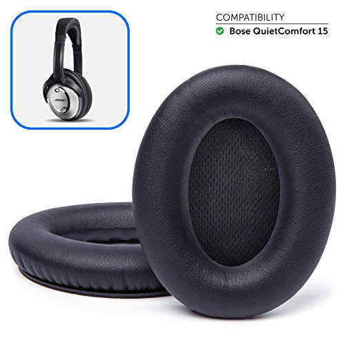 Product Cover Wicked Cushions Bose Replacement Ear Pads Kit - Compatible with Quietcomfort 2 / Quiet Comfort 15 / QC 25 / Ae2 / Ae2i / Ae2w / Sound True/Sound Link (Around-Ear Only) | Black