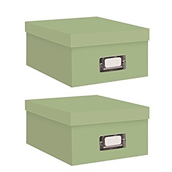 Product Cover Pioneer Photo Albums Photo Storage Box (2, Sage Green)