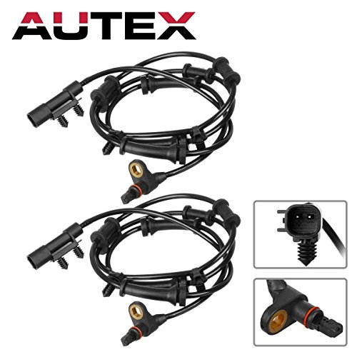 Product Cover AUTEX 2PCS ABS Wheel Speed Sensor Front Left & Right ALS1918 68003281AA, 68003281AC, ALS1918 For 2007 2008 2009 2010 2011 2012 2013 2014 2015 2016 2017 Jeep Wrangler 3.6L 3.8L