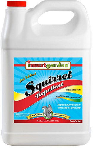 Product Cover I Must Garden Squirrel Repellent: Protects Vehicles, Plants, Decking, Furniture - Works on Chipmunks - 1 Gallon Ready to Use
