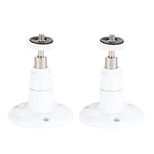 Product Cover Security Wall Mount- Adjustable Indoor/Outdoor Mount Compatible with Arlo, Arlo Pro, Arlo Pro 2, Arlo Pro 3, Arlo Ultra, and Other Compatible Models - by Dropcessories (2 Pack, White)
