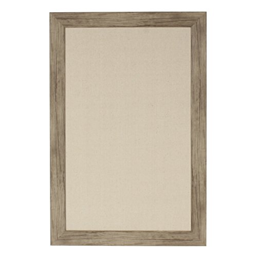Product Cover DesignOvation Beatrice Framed Pinboard, 18X27, Rustic Brown