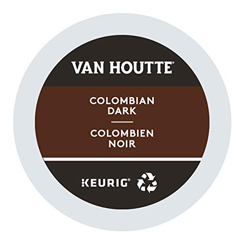 Product Cover Van Houtte Colombian Dark Single Serve Keurig Certified Recyclable K-Cup pods for Keurig brewers, 30 Count