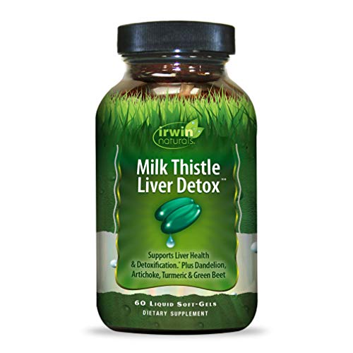 Product Cover Irwin Naturals Milk Thistle Liver Detox with Dandelion, Artichoke, Turmeric & Green Beet Root - 60 Liquid Softgels