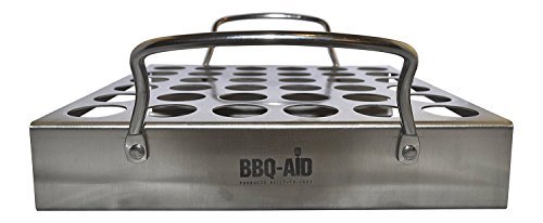 Product Cover BBQ-Aid Jalapeno Grill Rack with Handles - Easy to Pick Up - Grilling Roaster