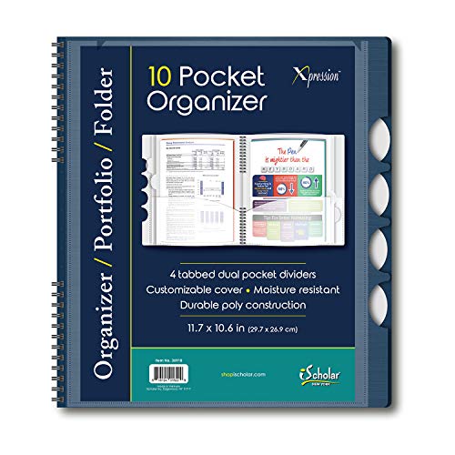 Product Cover iScholar 10 Pocket Poly Folder, 12.2 x 11