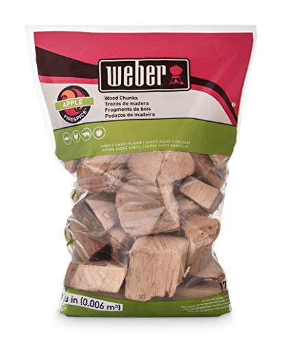 Product Cover Weber 17139 Apple Wood Chunks, 350 cu. in. (0.006 Cubic Meter)