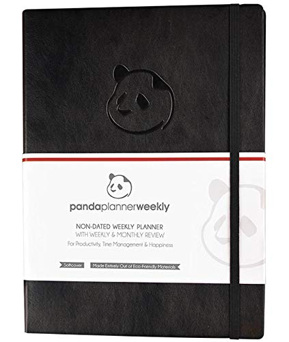 Product Cover Panda Planner Weekly - Weekly Planner for Productivity & Happiness- 1 Year Planner - 8.5 x 11