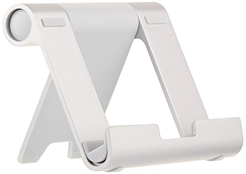 Product Cover AmazonBasics Multi-Angle Portable Stand for iPad Tablet, E-reader and Phone - Silver