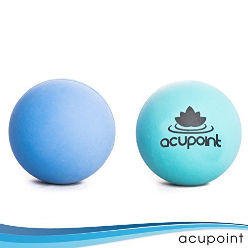 Product Cover Acupoint Set Of Two physical Therapy Balls, Ideal For: Yoga, Deep Tissue Massage, Trigger Point Therapy And Self Myofascial Release. Use As Massage Therapy Tools.