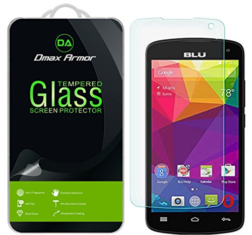 Product Cover [2-Pack] Dmax Armor for BLU Studio X8 HD (5.0 inch) [Tempered Glass] Screen Protector