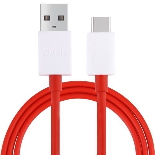 Product Cover A Plus Cable Compatible with Oneplus 3 / 3T / 5 / 5T / 6 / 6T / 7 / 7 Pro , Dash Type C USB Data Cable Charging Rapidly Cable (3.3ft /1M)-Red