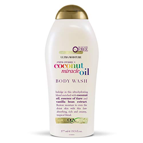 Product Cover OGX Extra Creamy + Coconut Miracle Oil Ultra Moisture Body Wash, 19.5 Ounce