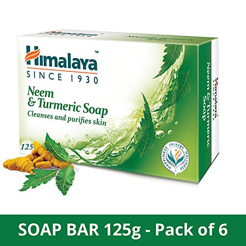 Product Cover Himalaya Herbals Neem And Turmeric Soap, 125g (Pack Of 6)