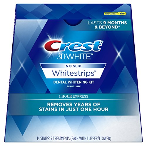 Product Cover Crest 3D White Whitestrips 1 Hour Express Teeth Whitening Kit, 7 Treatments