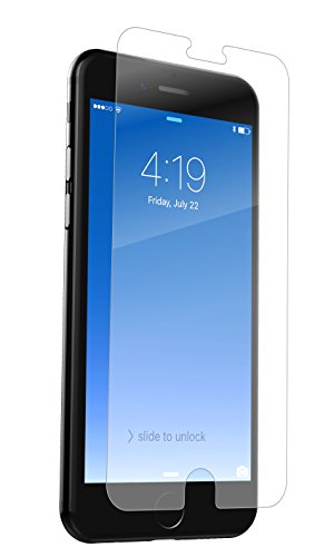 Product Cover ZAGG InvisibleShield Glass+ Screen Protector - Fits iPhone 8 Plus, iPhone 7 Plus, iPhone 6s Plus, iPhone 6 Plus - Extreme Impact & Scratch Protection - Easy to Apply - Seamless Touch Sensitivity