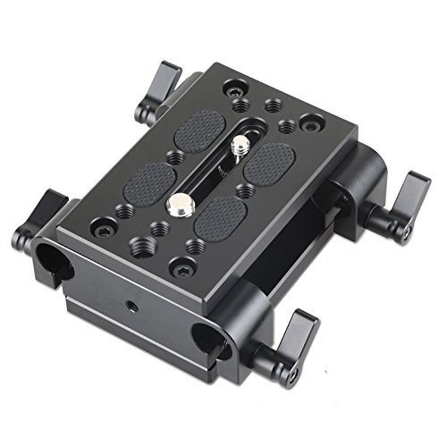 Product Cover SMALLRIG Camera Tripod Mounting Baseplate w/15mm Rod Clamp Rail Block for Tripod/Shoulder Support System - 1798