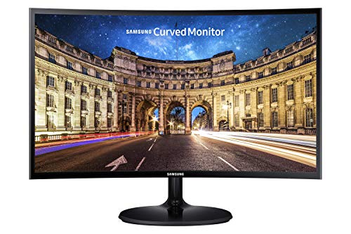 Product Cover Samsung CF390 Series 27 inch FHD 1920x1080 Curved Desktop Monitor for Business, HDMI, VGA, VESA mountable, 3-Year Warranty, TAA (C27F390FHN)