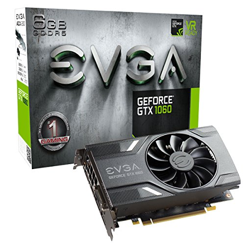 Product Cover EVGA GeForce GTX 1060 GAMING, ACX 2.0 (Single Fan), 6GB GDDR5, DX12 OSD Support (PXOC) 06G-P4-6161-KR
