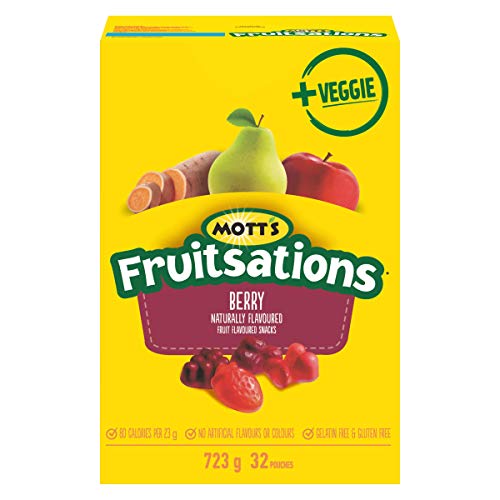 Product Cover Mott's Fruitsations Veggie Gluten Free Berry, 32-Count, 723 Gram