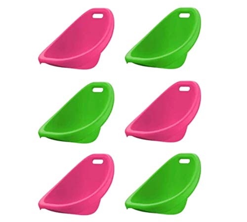 Product Cover 100% Plactic made with Stylish Rocker Sets and Scoop Rocker in Assorted Colors (Pack of 6)