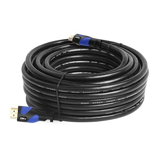 Product Cover 50FT , Blue : Postta Ultra HDMI 2.0V Cable(50 Feet)Support 4K 2160P,1080P,3D,Audio Return and Ethernet - 1 Pack