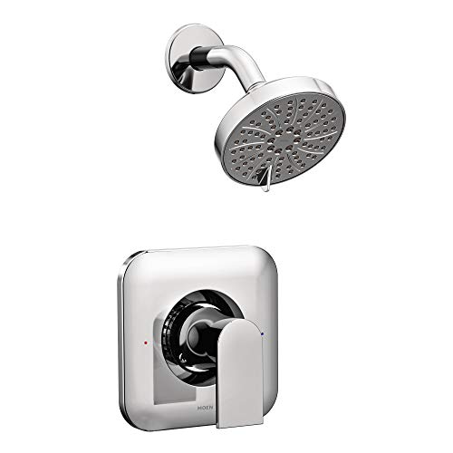 Product Cover Moen T2472EP Genta Posi-Temp Pressure Balancing Eco-Performance Modern Shower Only Trim, Valve Required, Chrome