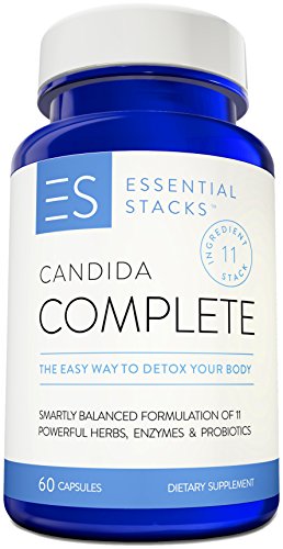 Product Cover Candida Complete - 11-in-1 Candida Cleanse Support Supplement with Herbs, Enzymes & Probiotics for Women & Men