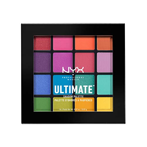 Product Cover NYX PROFESSIONAL MAKEUP Ultimate Shadow Palette, Eyeshadow Palette, Brights (1 Count)