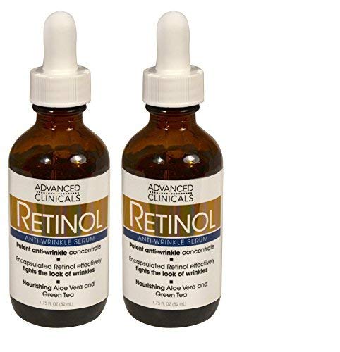 Product Cover Advanced Clinicals Retinol Serum. Value pack